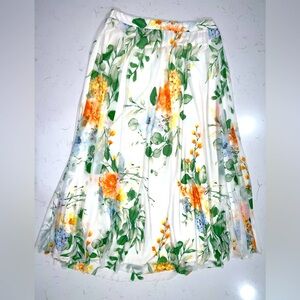 C EST. 1946 Floral Print Women's Long Skirt Size Medium